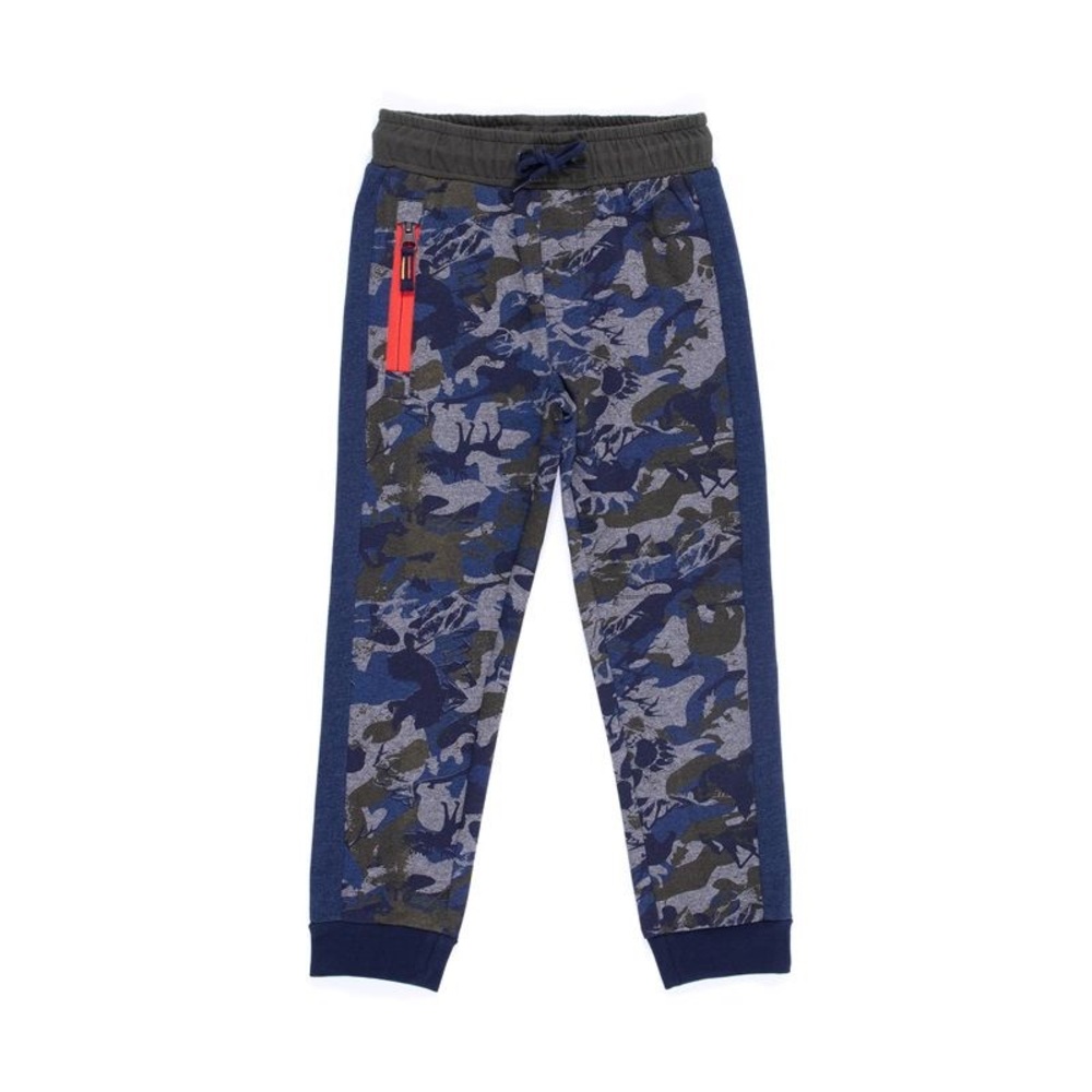 Nano Blue and Gray Sweatpants Elastic Cuffs
